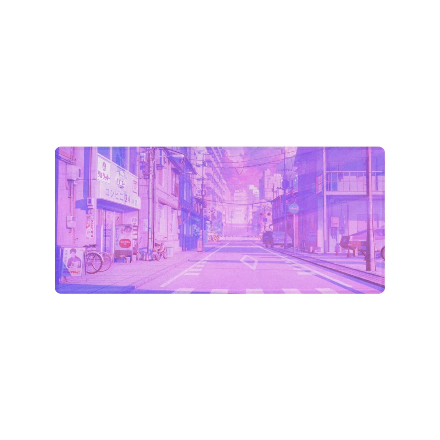 Cute and colorful desk mat perfect for kawaii-themed workspaces or gaming setups
