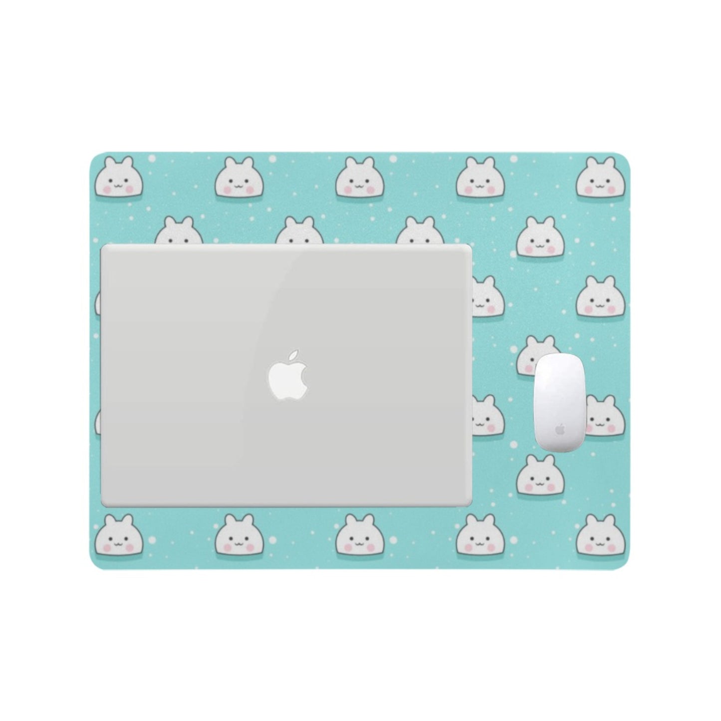 Cute and colorful desk mat perfect for kawaii-themed workspaces or gaming setups
