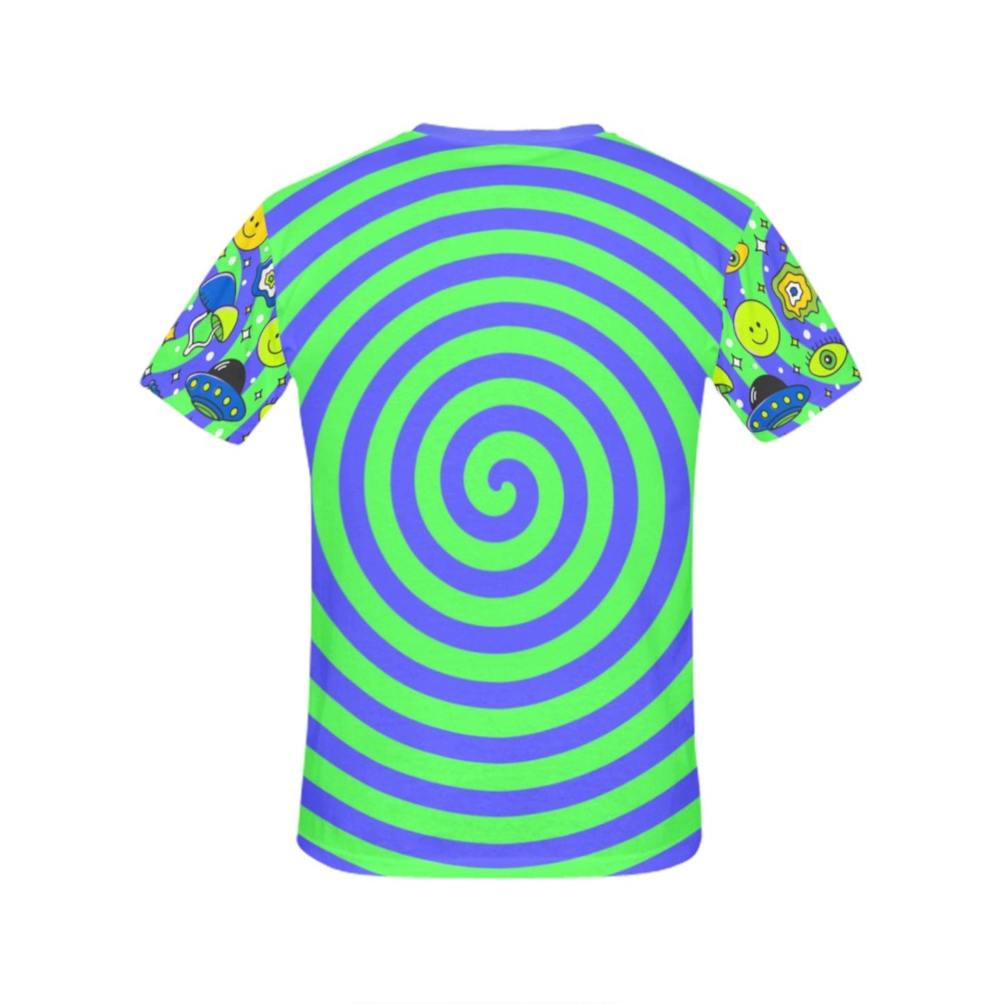 Harajuku Kidcore Alien t-shirt displayed on clean white background