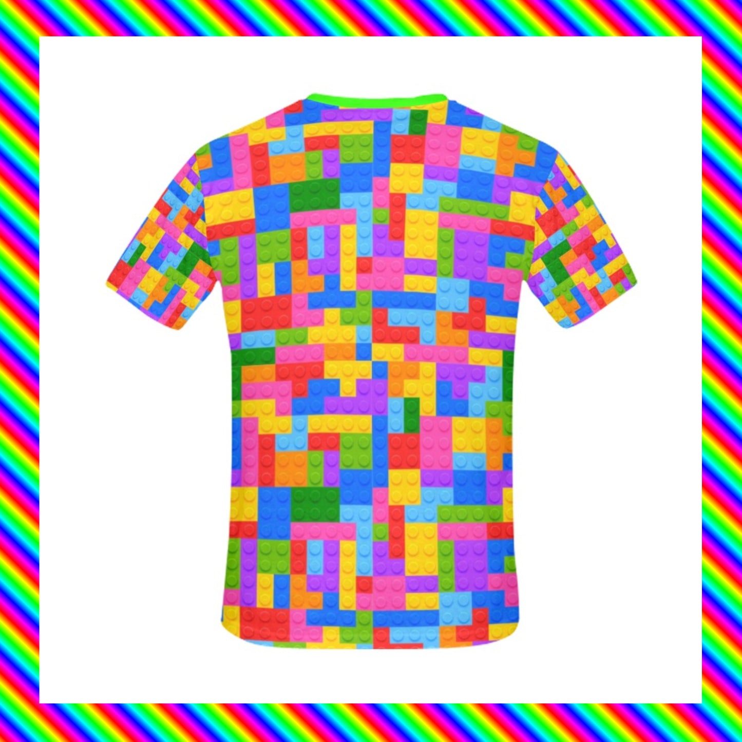 Harajuku Kidcore Lego t-shirt displayed on clean white background