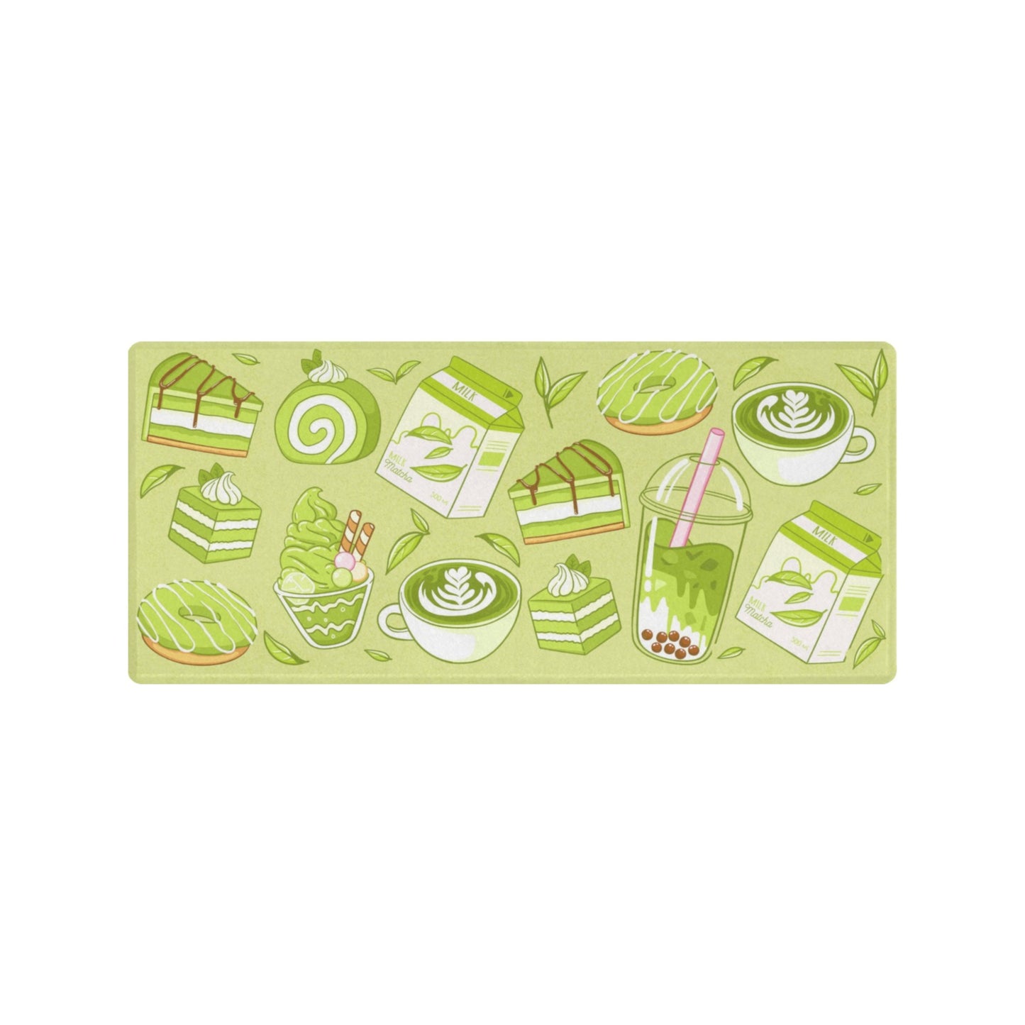 Cute and colorful desk mat perfect for kawaii-themed workspaces or gaming setups