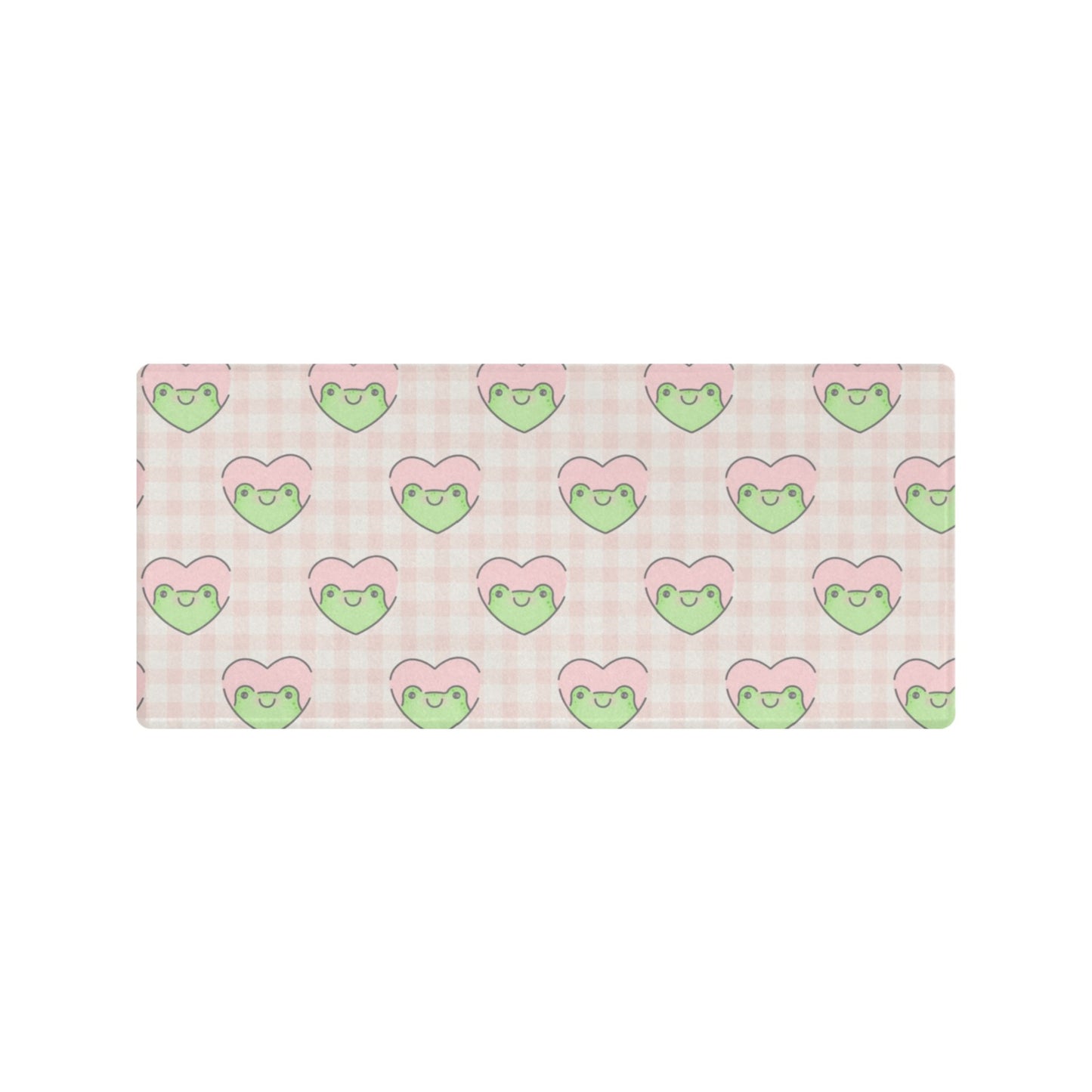 Cute and colorful desk mat perfect for kawaii-themed workspaces or gaming setups