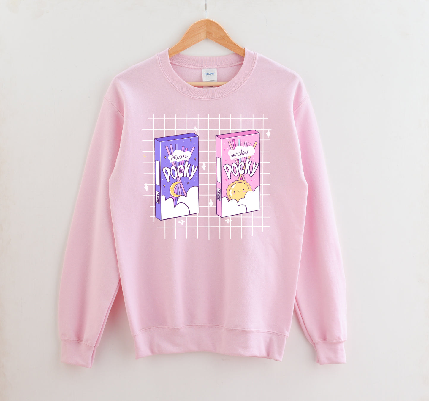 Yume Kawai Pocky Cute Sweatshirt Pastel Kawaii Meets Fairy Kei Fashion 833S