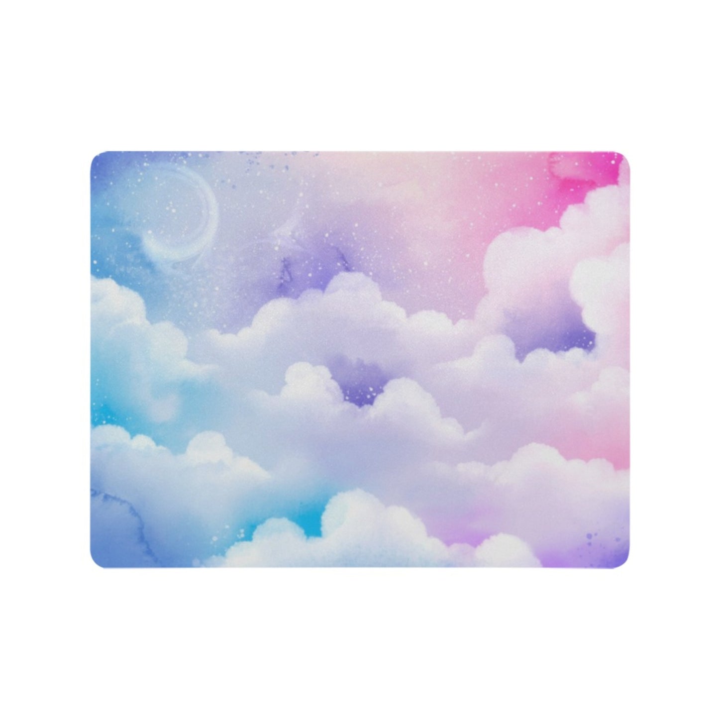 Pastel kawaii desk mat with charming motifs and cozy aesthetic