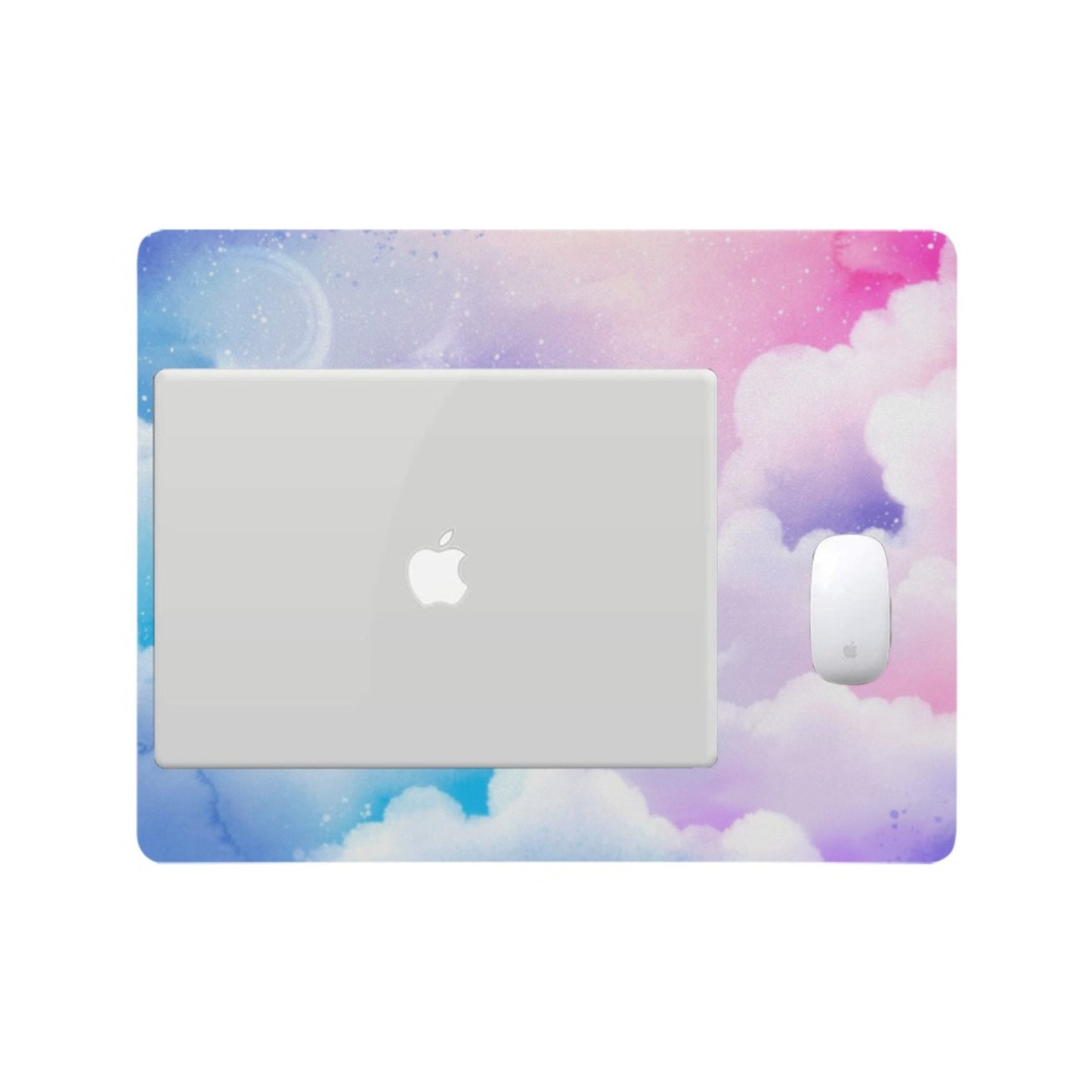 Pastel kawaii desk mat with charming motifs and cozy aesthetic