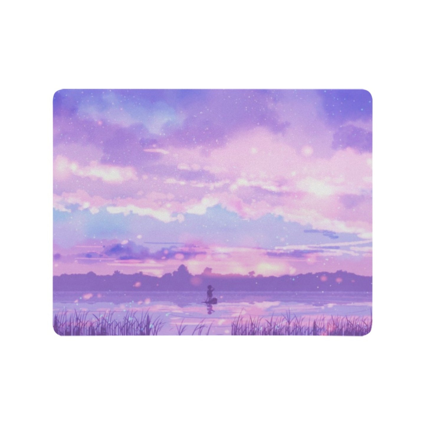 Pastel kawaii desk mat with charming motifs and cozy aesthetic