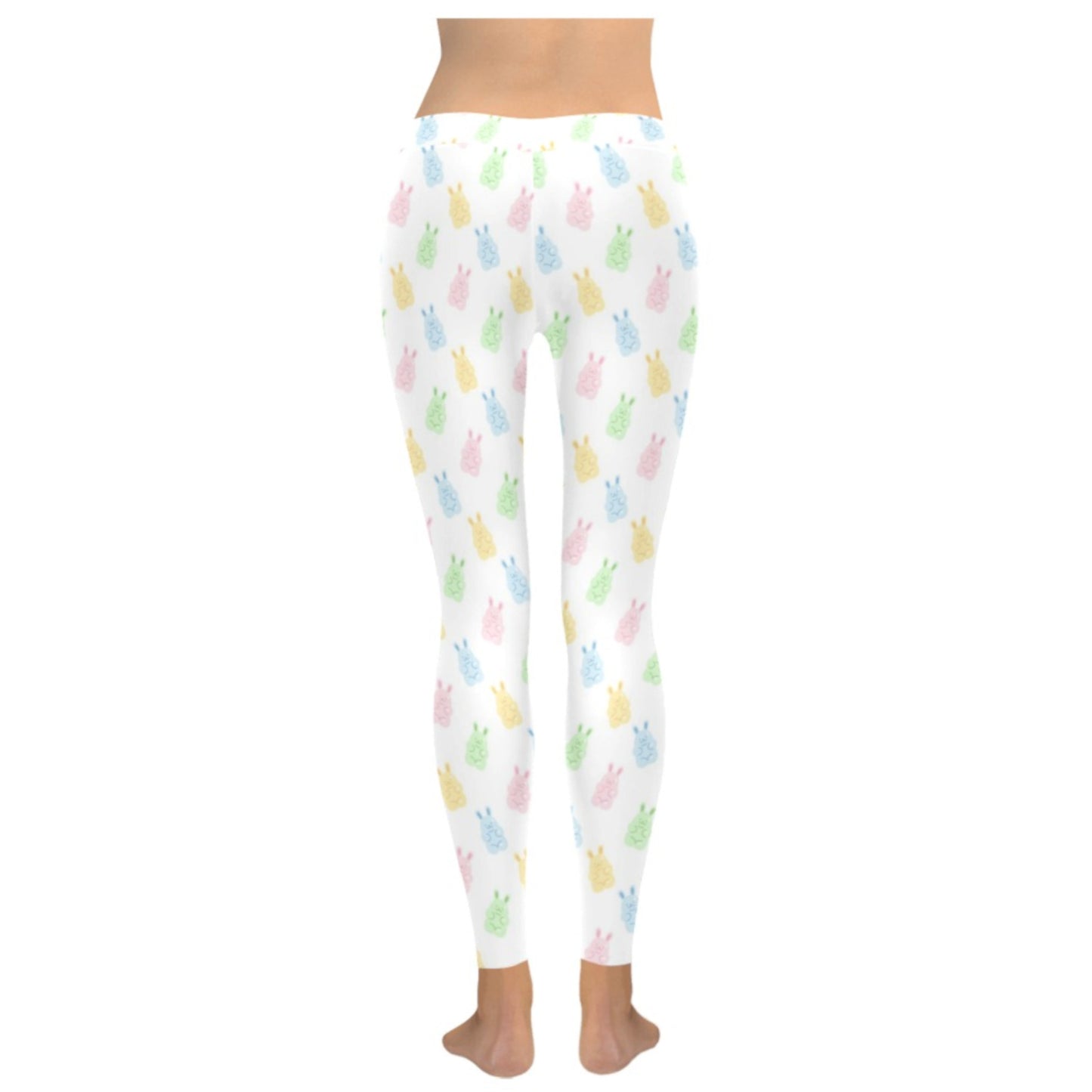 Yume kawaii Fairy Kei Bunny leggings displayed on a clean background.
