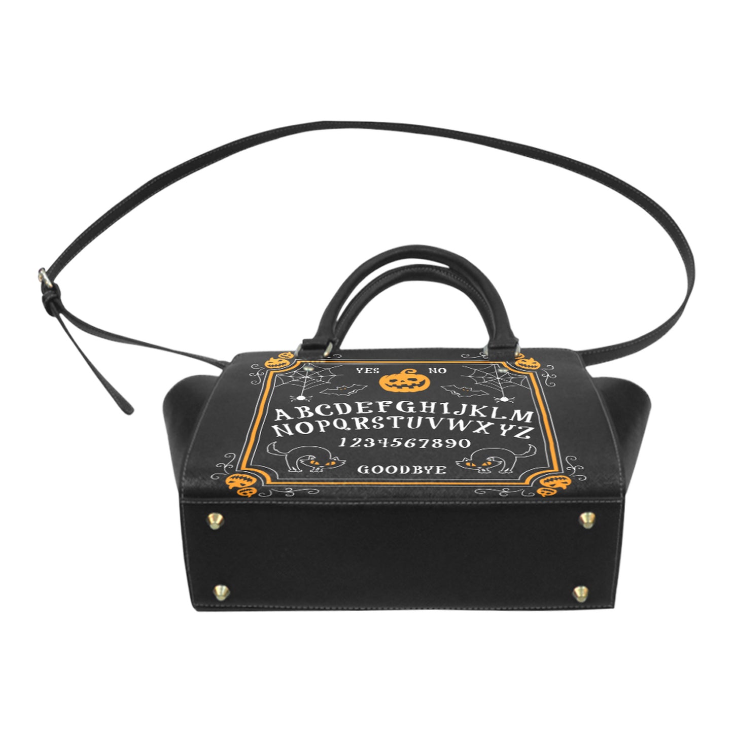 Halloween Ouija Board Goth Purse Black Gothic Handbag Spooky Halloween Shoulder Bag D2534823
