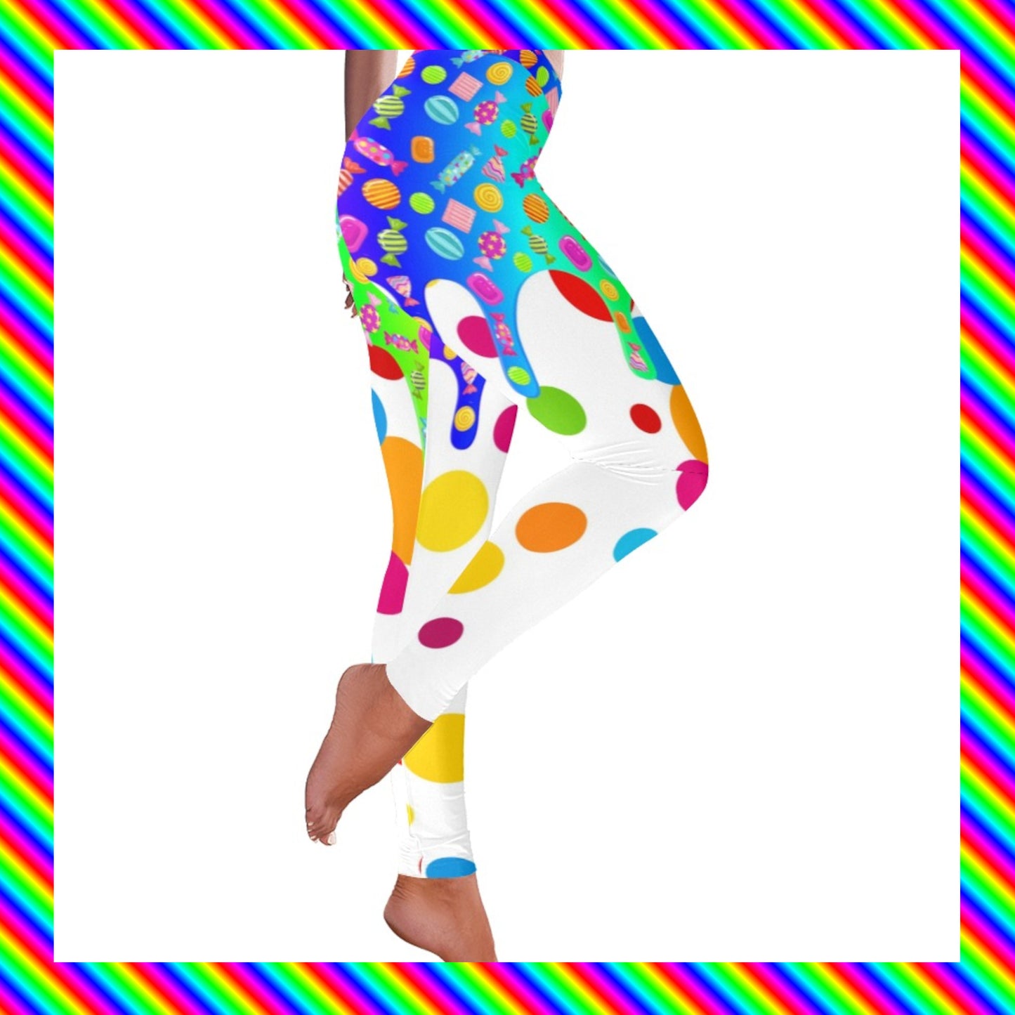 Kawaii Leggings, Harajuku Decora kei, Kidcore, Rainbowcore, Pop kei, Hadeko kei, Candycore, Neoncore D2283743
