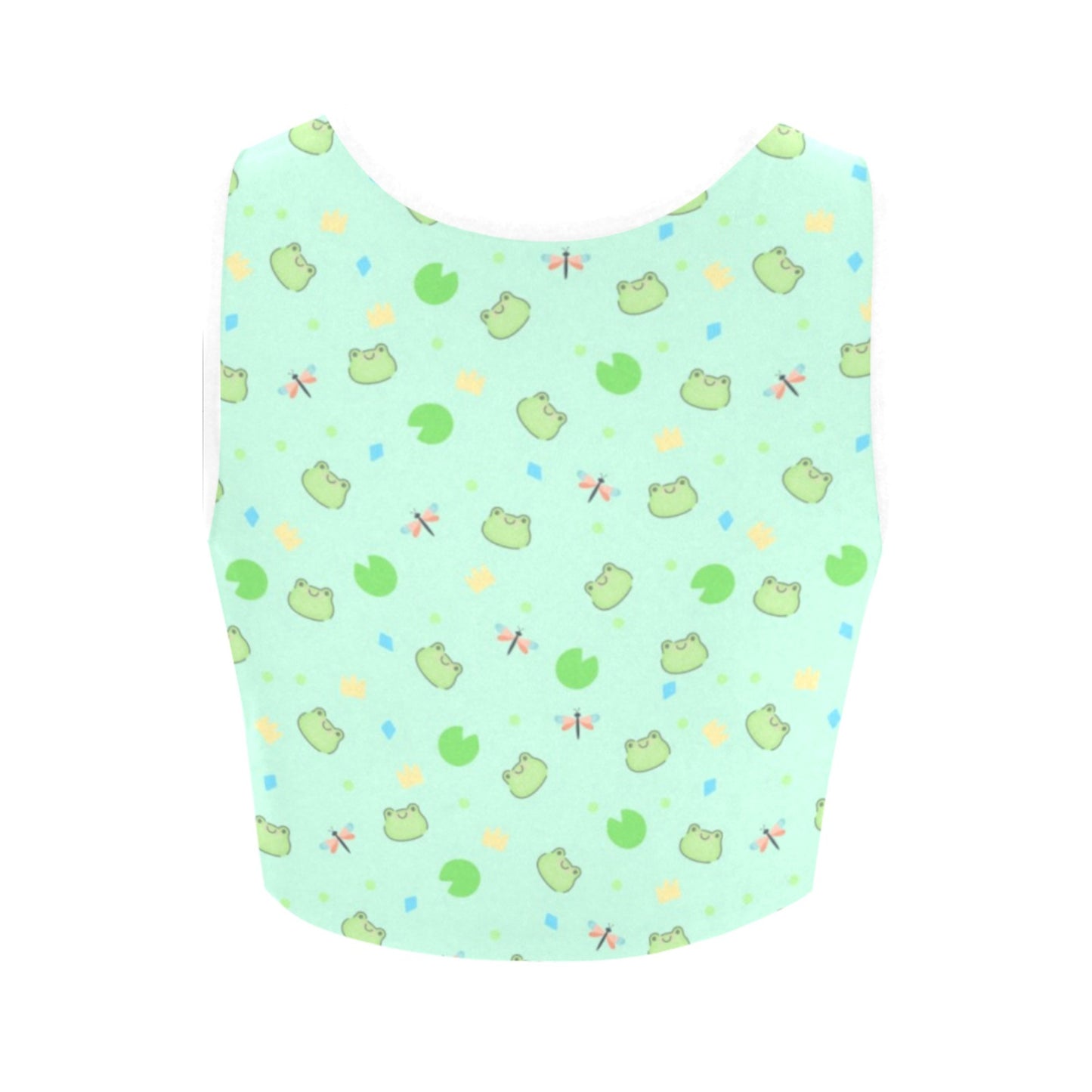 mintl kawaii croptop displayed on clean white background