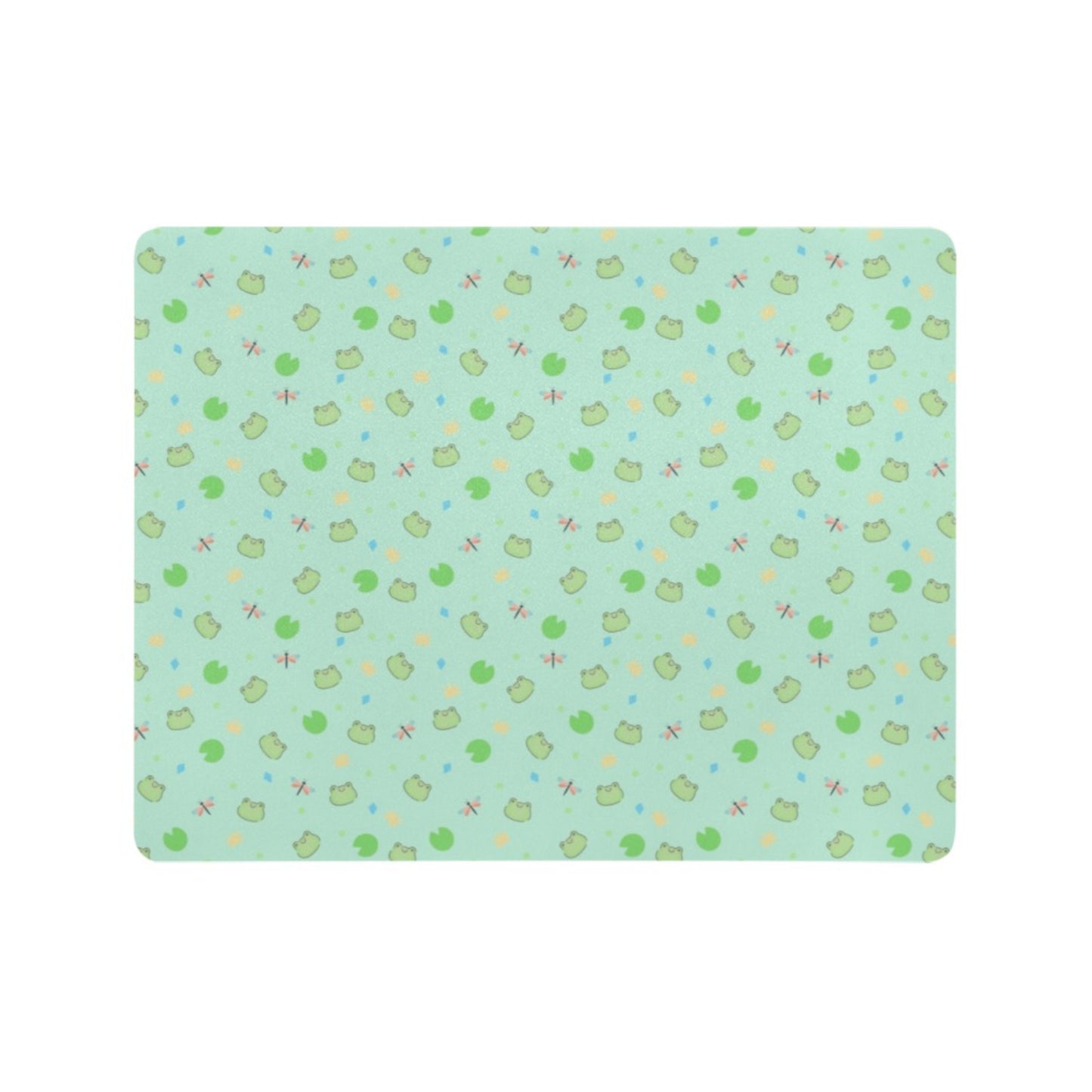 Cute and colorful desk mat perfect for kawaii-themed workspaces or gaming setups displayed on white background