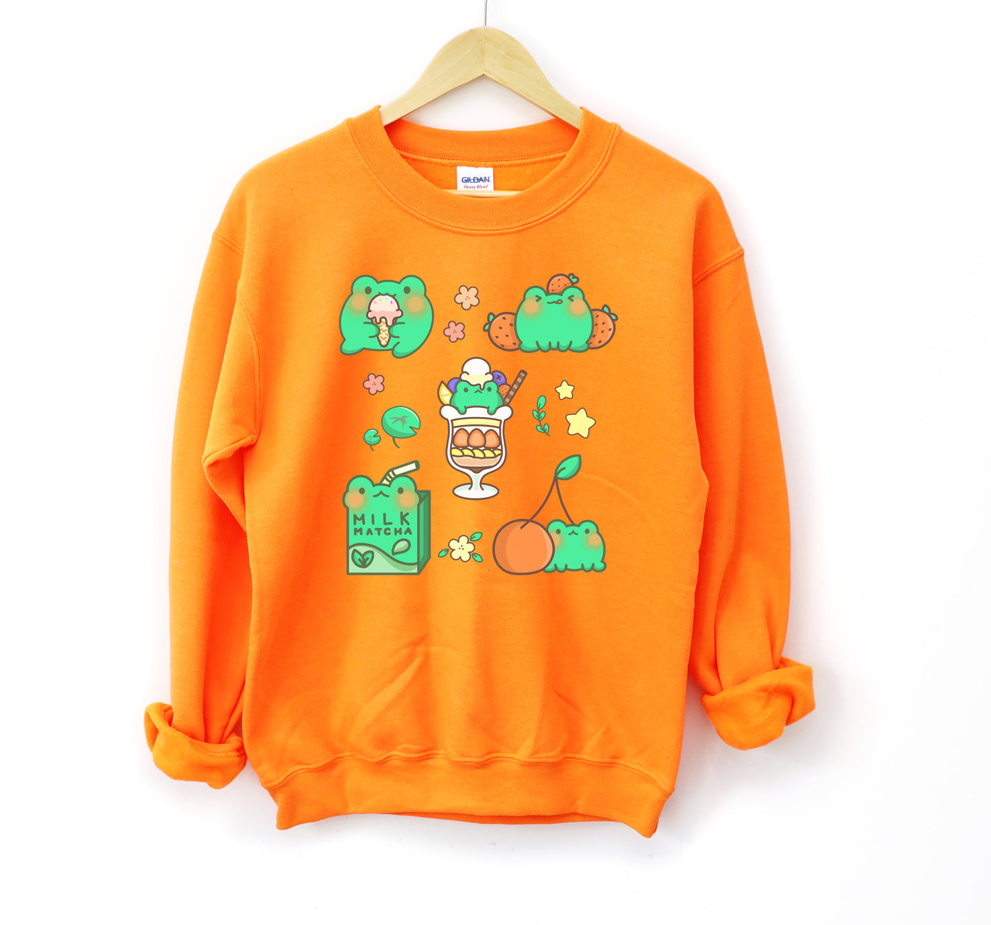 Pastel Yume Kawaii Frog Sweatshirt Yume Kawaii Meets Fairy Kei Fashion 406S