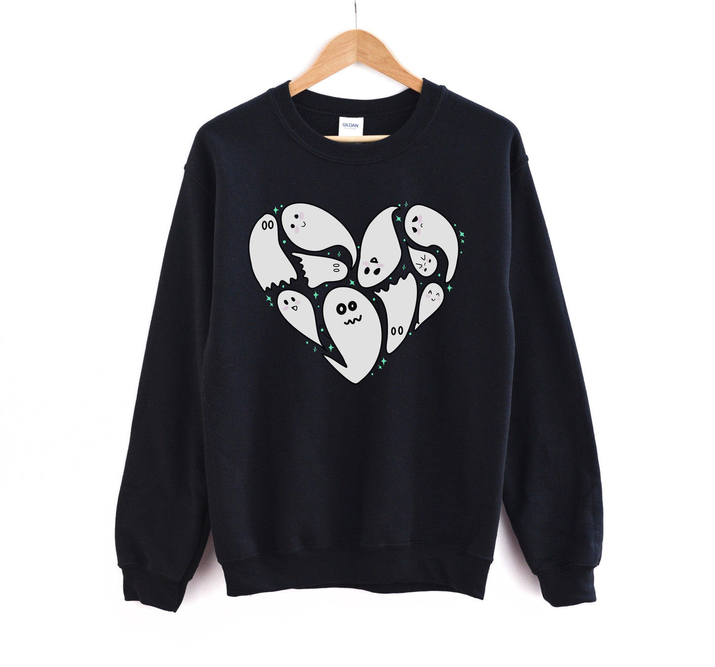 Halloween Kawaii Cute Ghosts Sweatshirt Kawaii Spooky Clothing Yami Kawaii Halloween Outfit