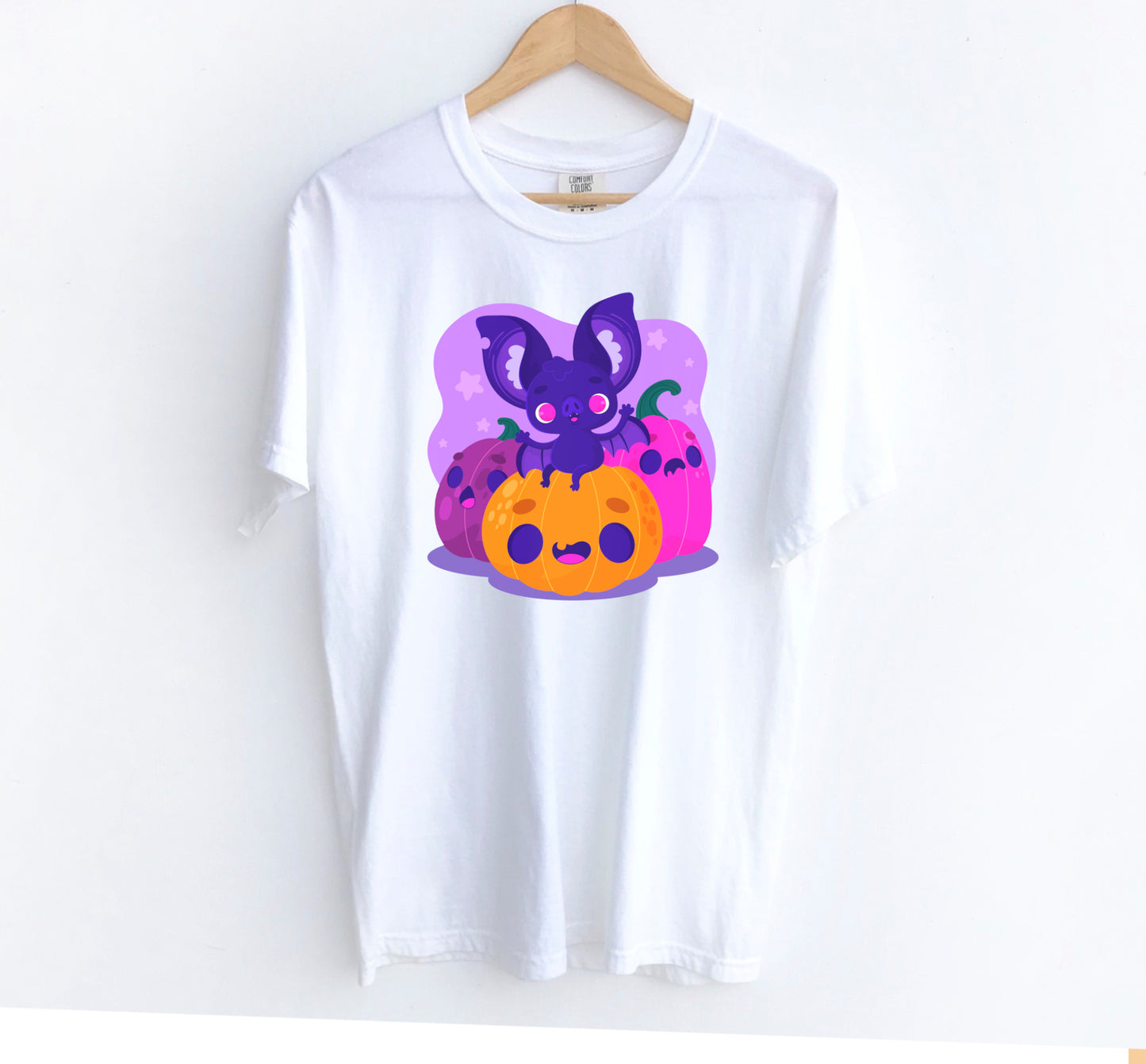 Halloween Bat Cute T-shirt Halloween Ghost outfit Halloween Kawaii Pastel clothing 176T