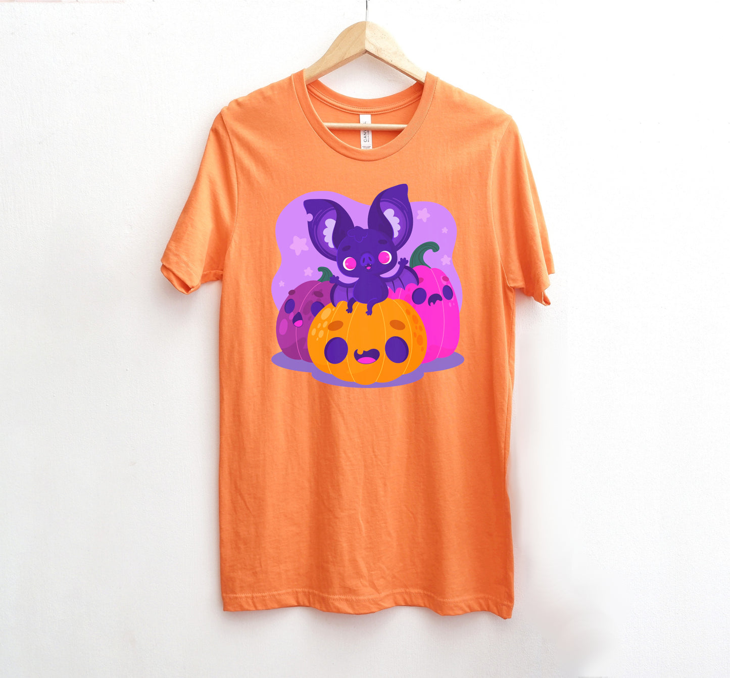 Halloween Bat Cute T-shirt Halloween Ghost outfit Halloween Kawaii Pastel clothing 176T