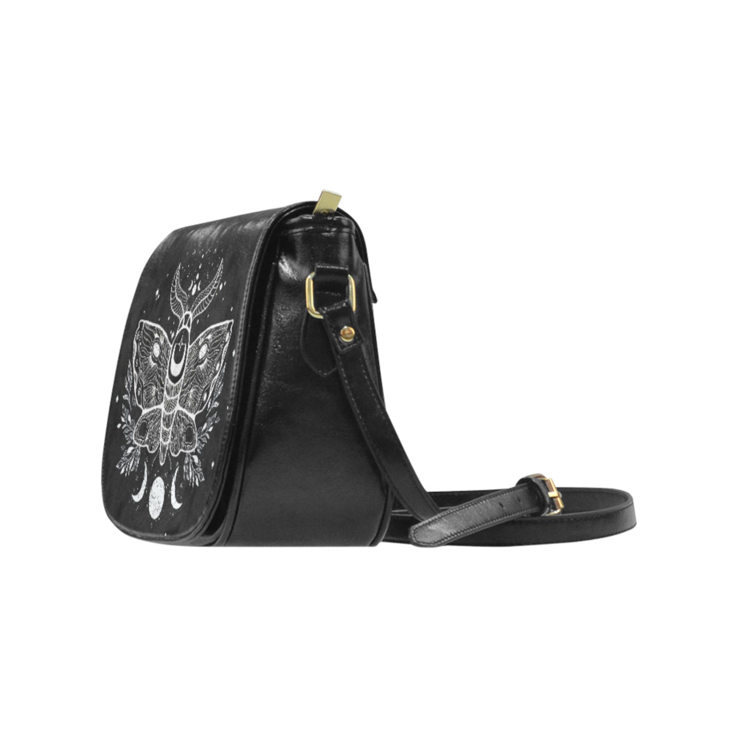Moth Moon Gothic Purse Witchy Halloween Crossbody Bag Spooky Goth Purses D2358816