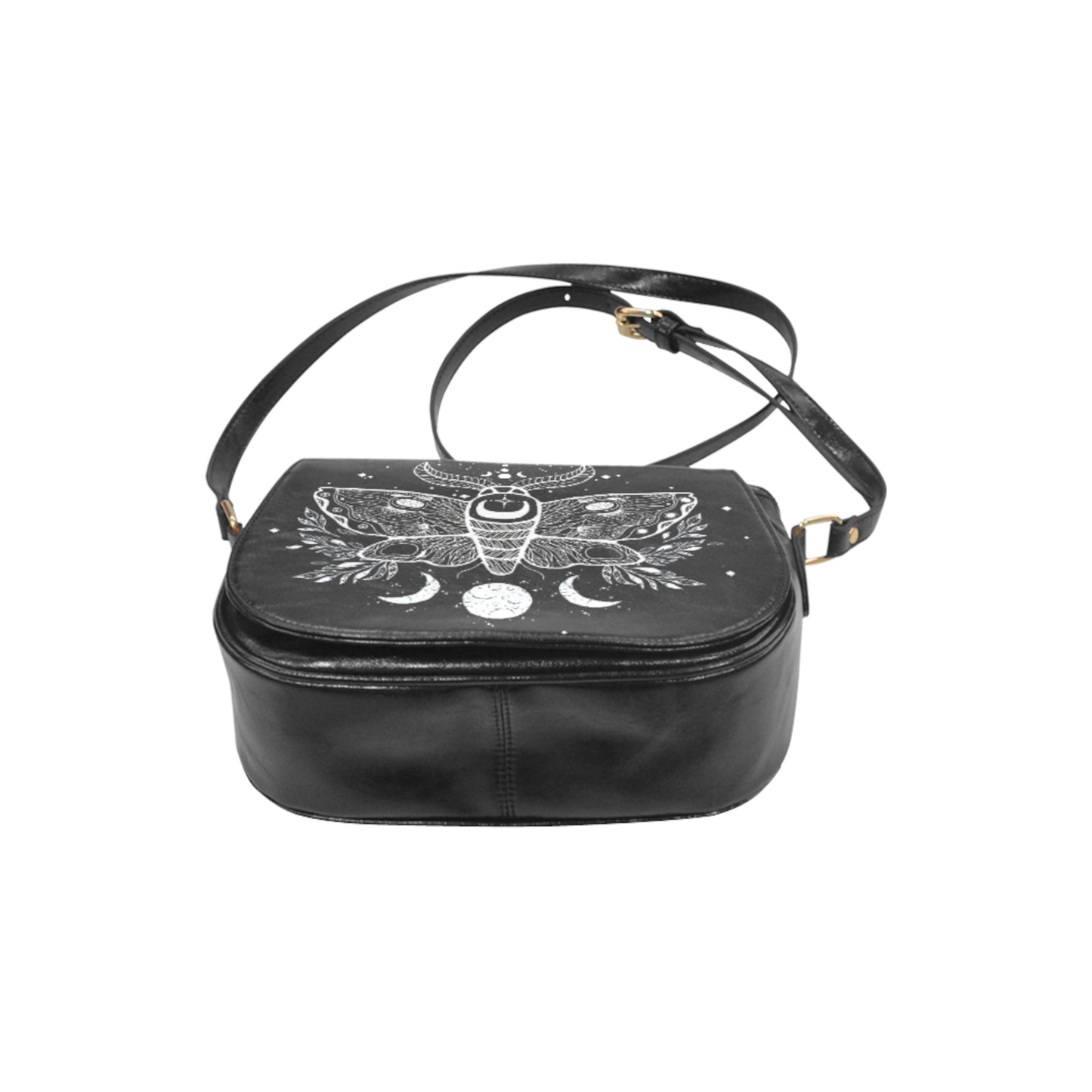 Moth Moon Gothic Purse Witchy Halloween Crossbody Bag Spooky Goth Purses D2358816