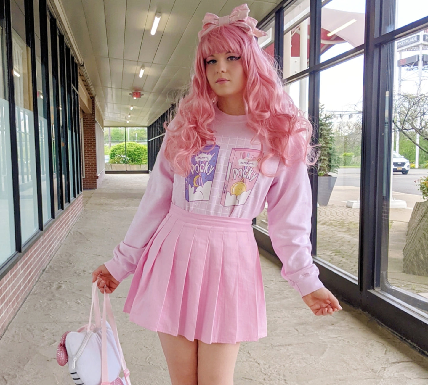 Yume Kawai Pocky Cute Sweatshirt Pastel Kawaii Meets Fairy Kei Fashion 833S
