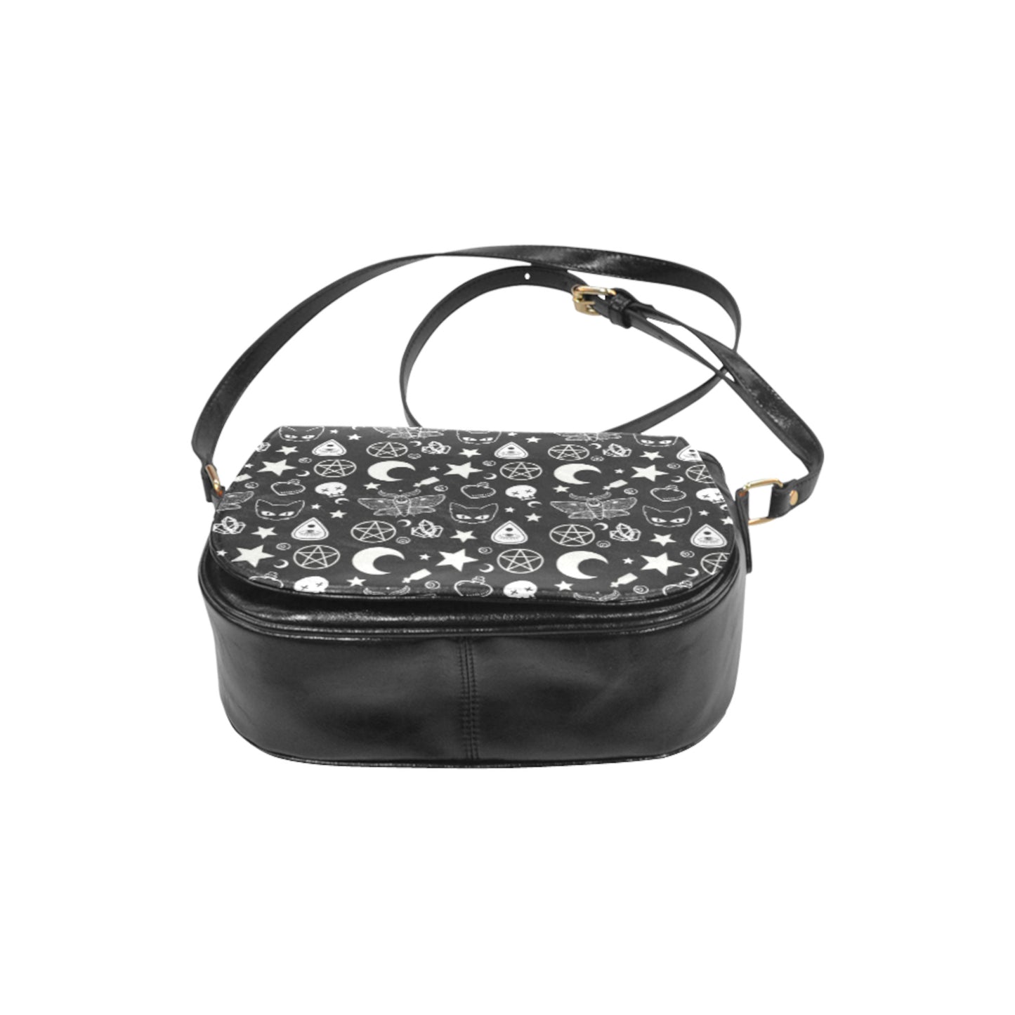 Witchcraft purse Gothic purse Witchy horror crossbody bag Spooky goth purses and handbags Halloween black purse D2121008