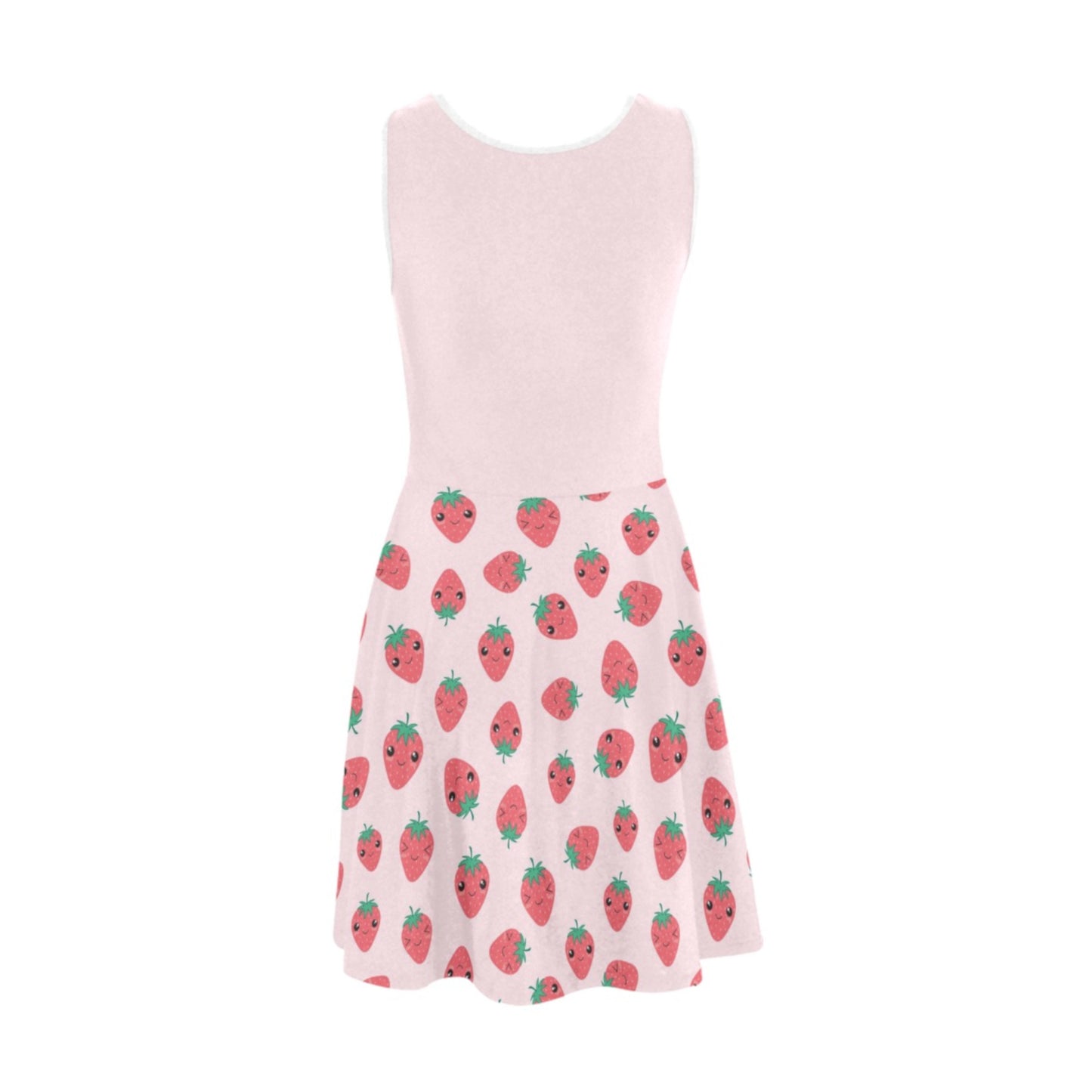 Kawaii Strawberry Dress Kawaii Clothing Pink Yami Kawaii Fairy Kei Skater Dress Pastel Kawaii D2210124