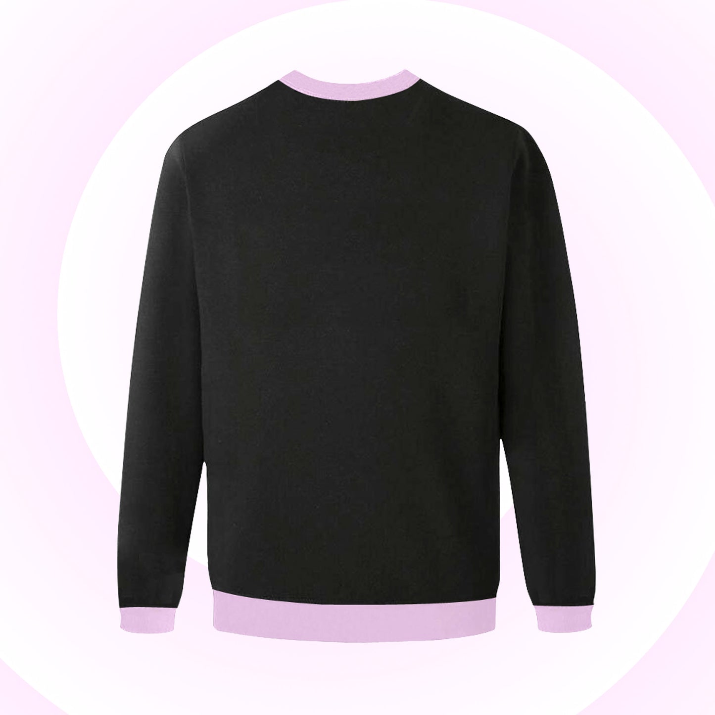 pastel goth yami kawaii unicorn skeleton oversized sweatshirt displayed on a pastel background.