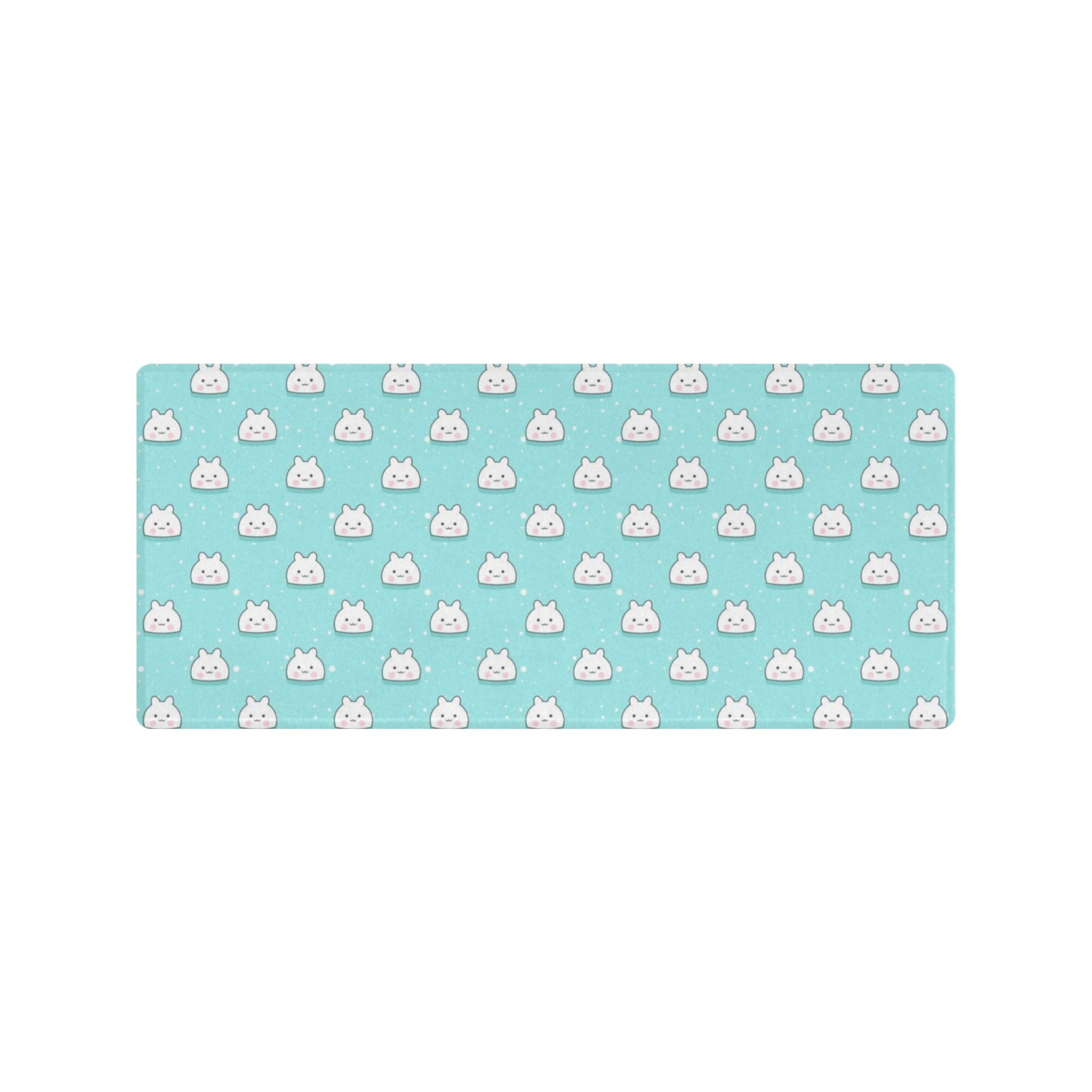 Cute and colorful desk mat perfect for kawaii-themed workspaces or gaming setups
