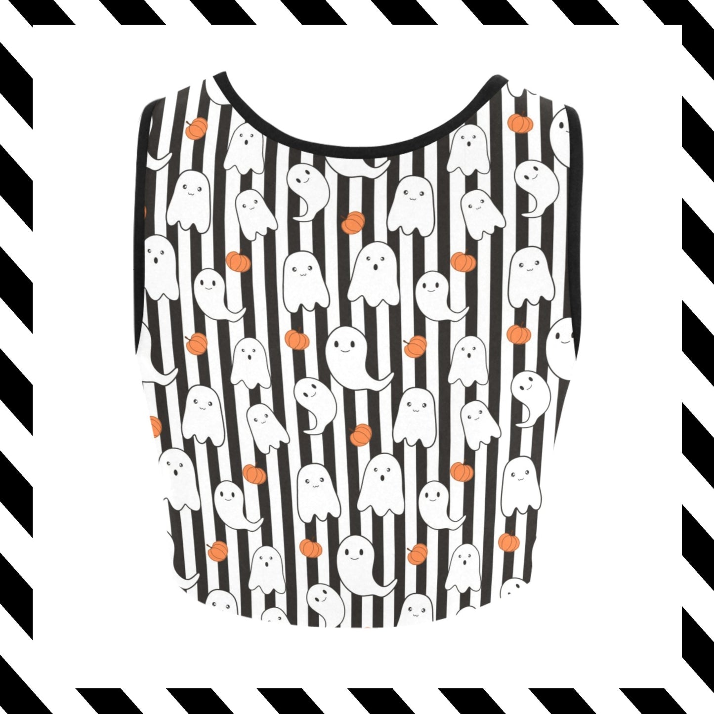 Kawaii Halloween Ghost crop top Halloween Yami Kawaii Clothing Yume kawaii Spooky crop top D2256761