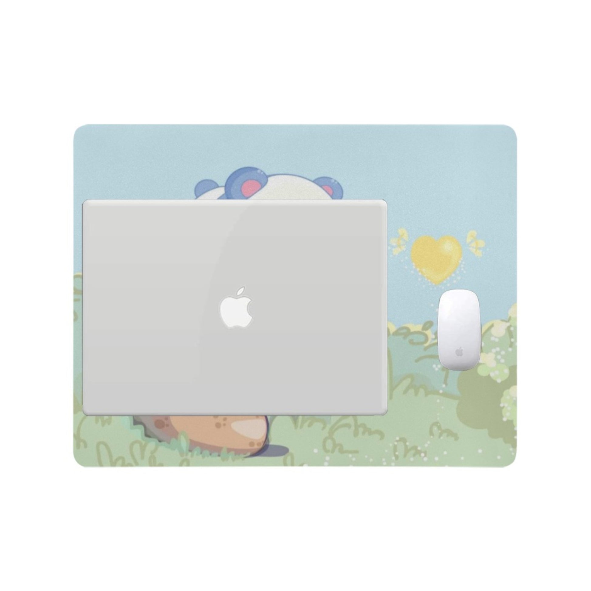 Cute and colourful desk mat perfect for kawaii-themed workspaces or gaming setups