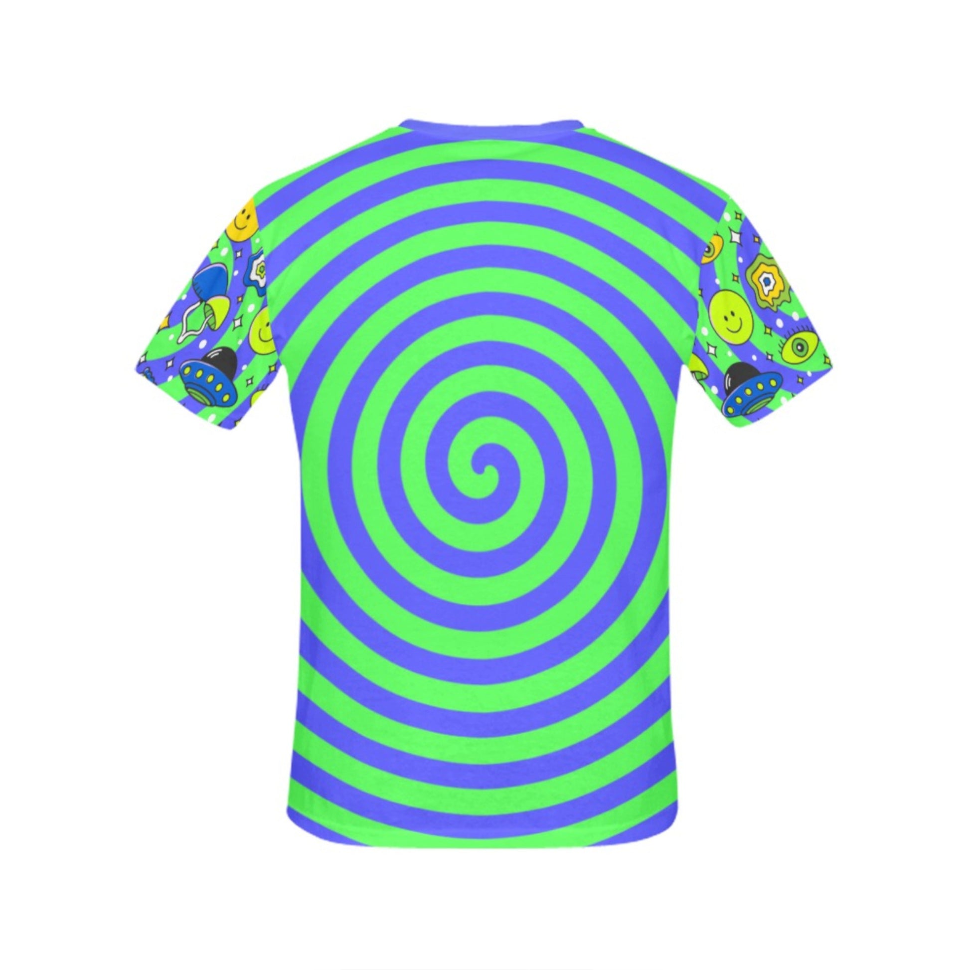 Harajuku Kidcore Alien t-shirt displayed on clean white background