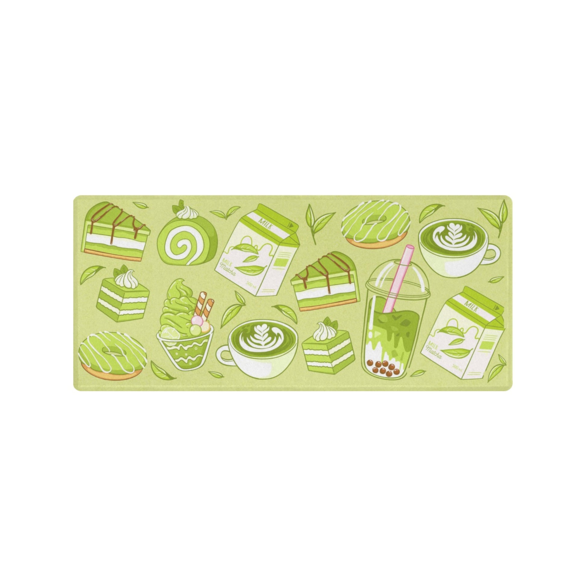 Cute and colorful desk mat perfect for kawaii-themed workspaces or gaming setups