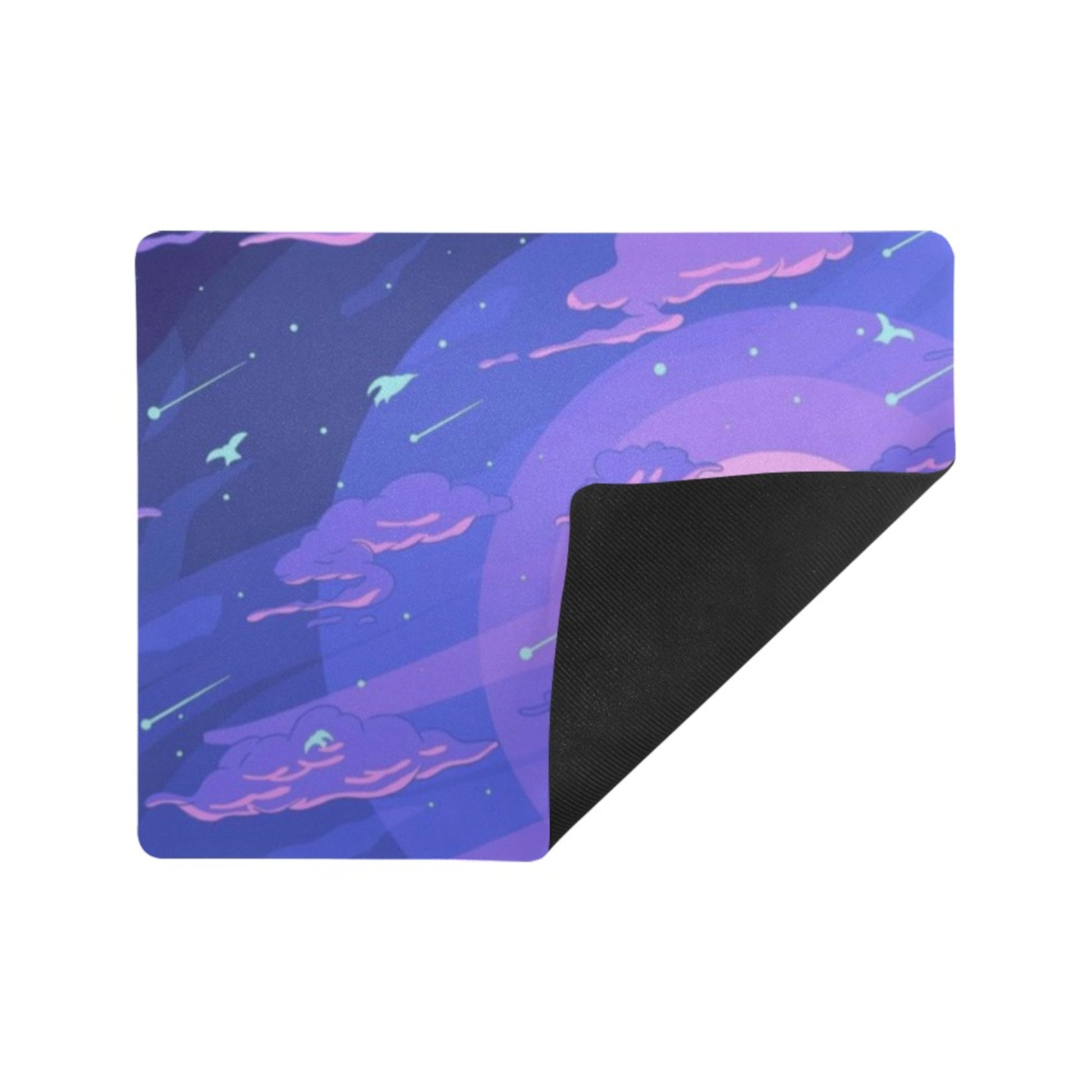 Cute and colorful desk mat perfect for kawaii-themed workspaces or gaming setups