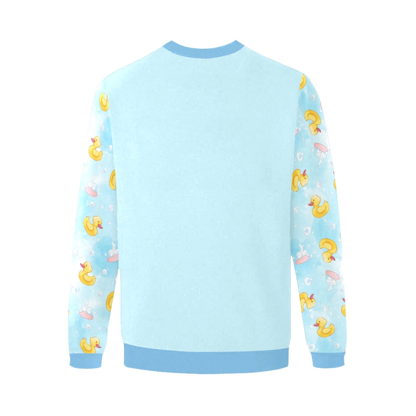 Pastel Goth Yami Kawaii Baby Duck Sweatshirt displayed on a white background