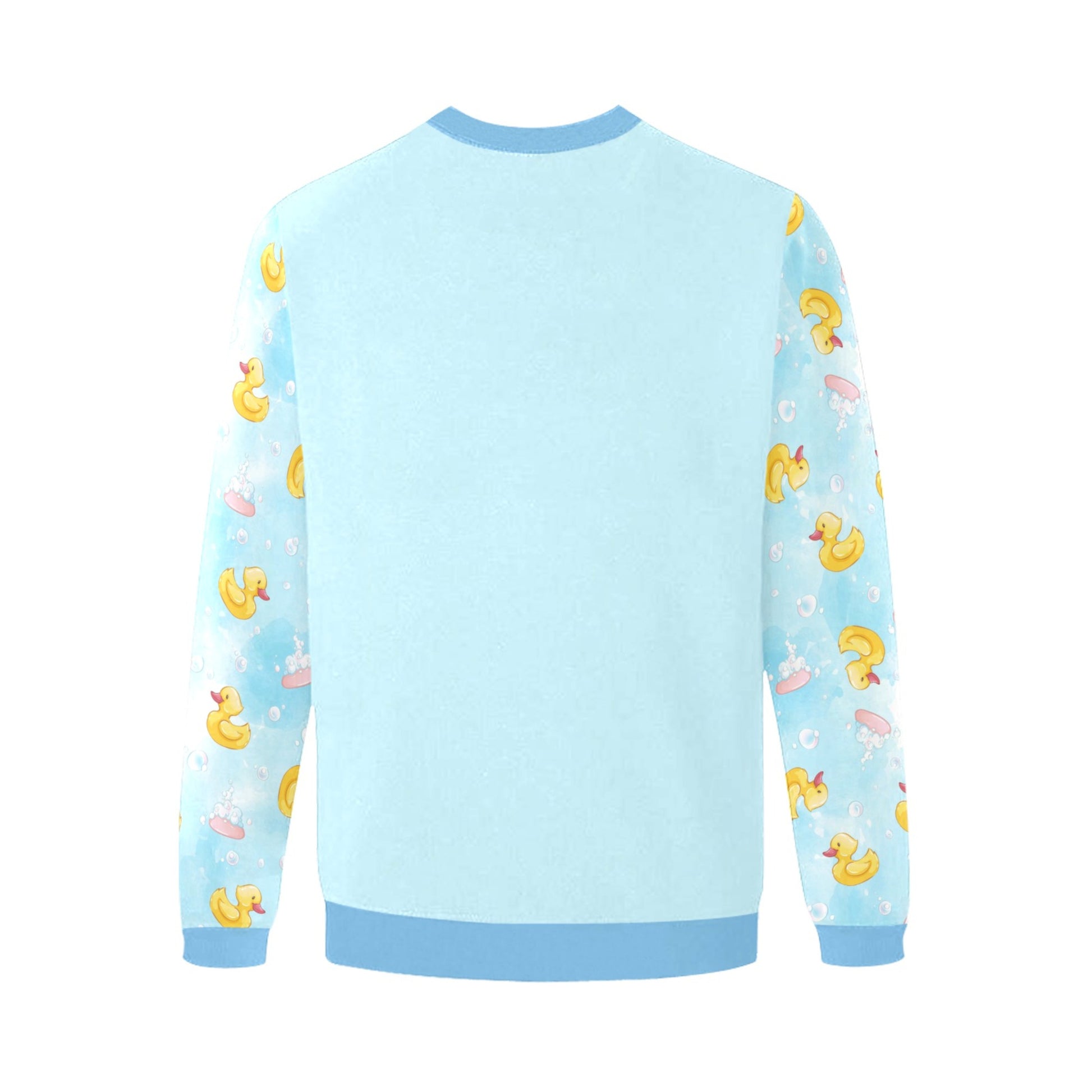 Pastel Goth Yami Kawaii Baby Duck Sweatshirt displayed on a white background