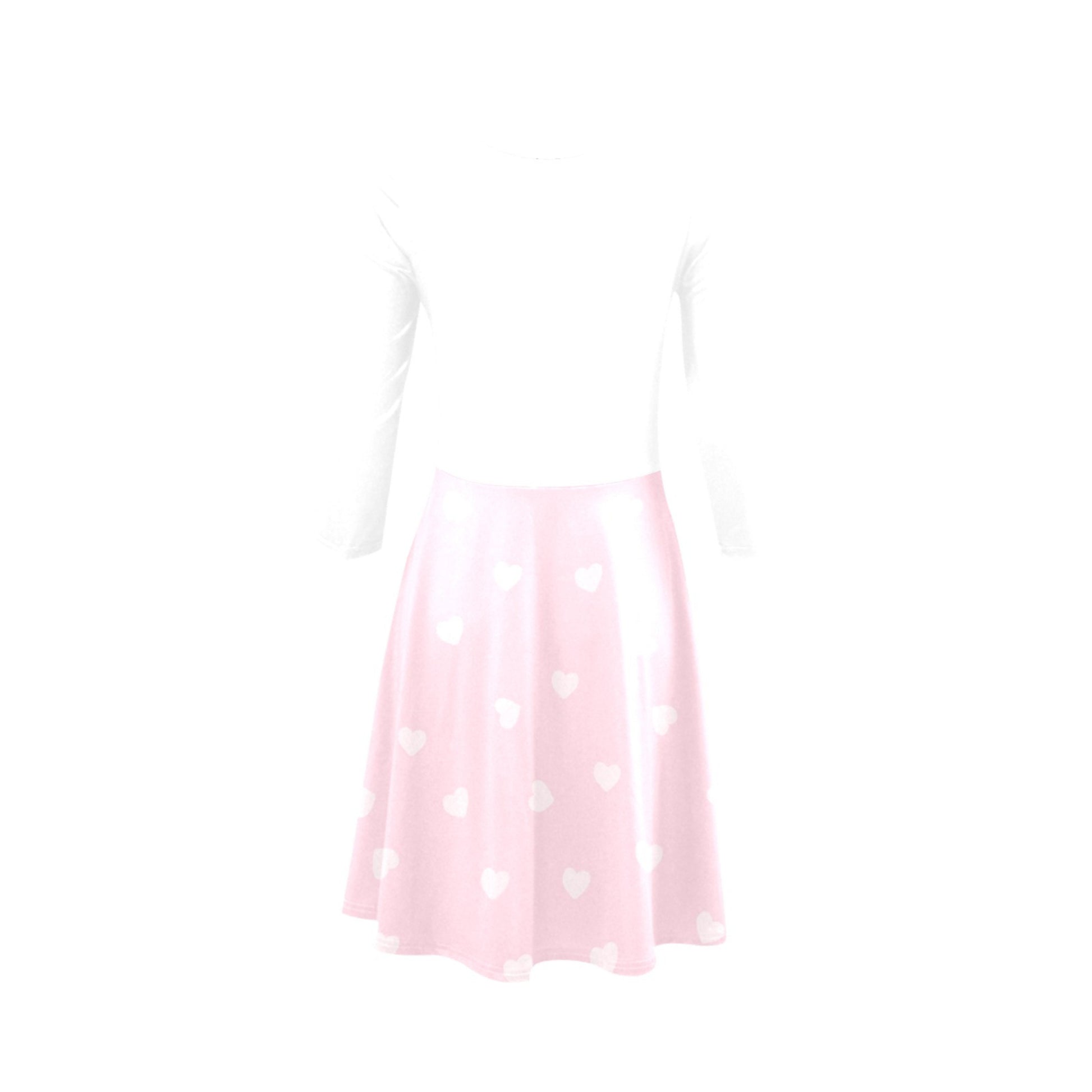 cute strawberry long dress on a white background