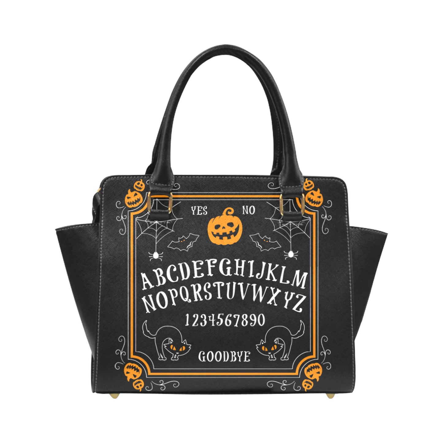Halloween Ouija Board Goth Purse Black Gothic Handbag Spooky Halloween Shoulder Bag D2534823