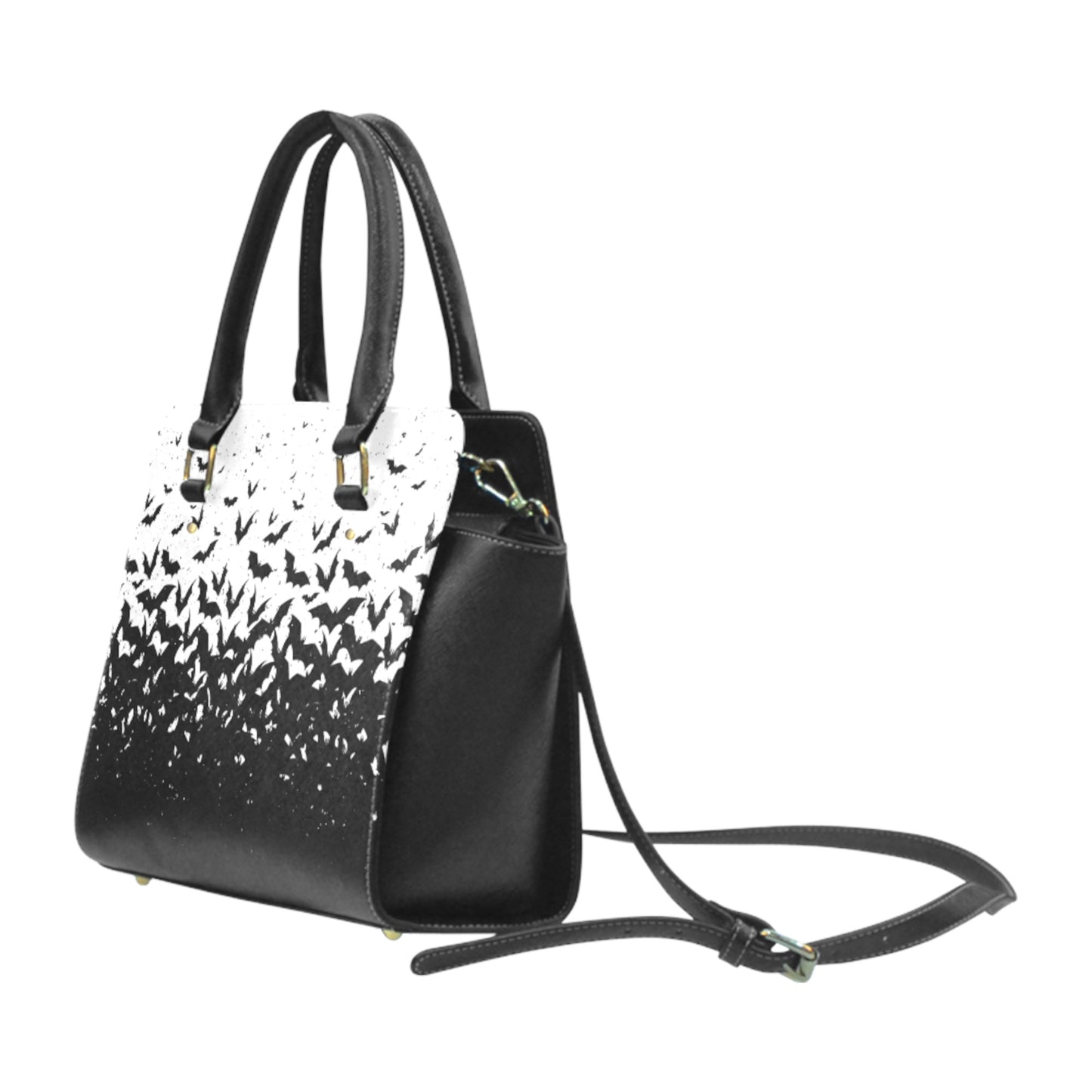 Bat Witchy Goth Purse Black Gothic Handbag Spooky Halloween Shoulder Bag D2357908