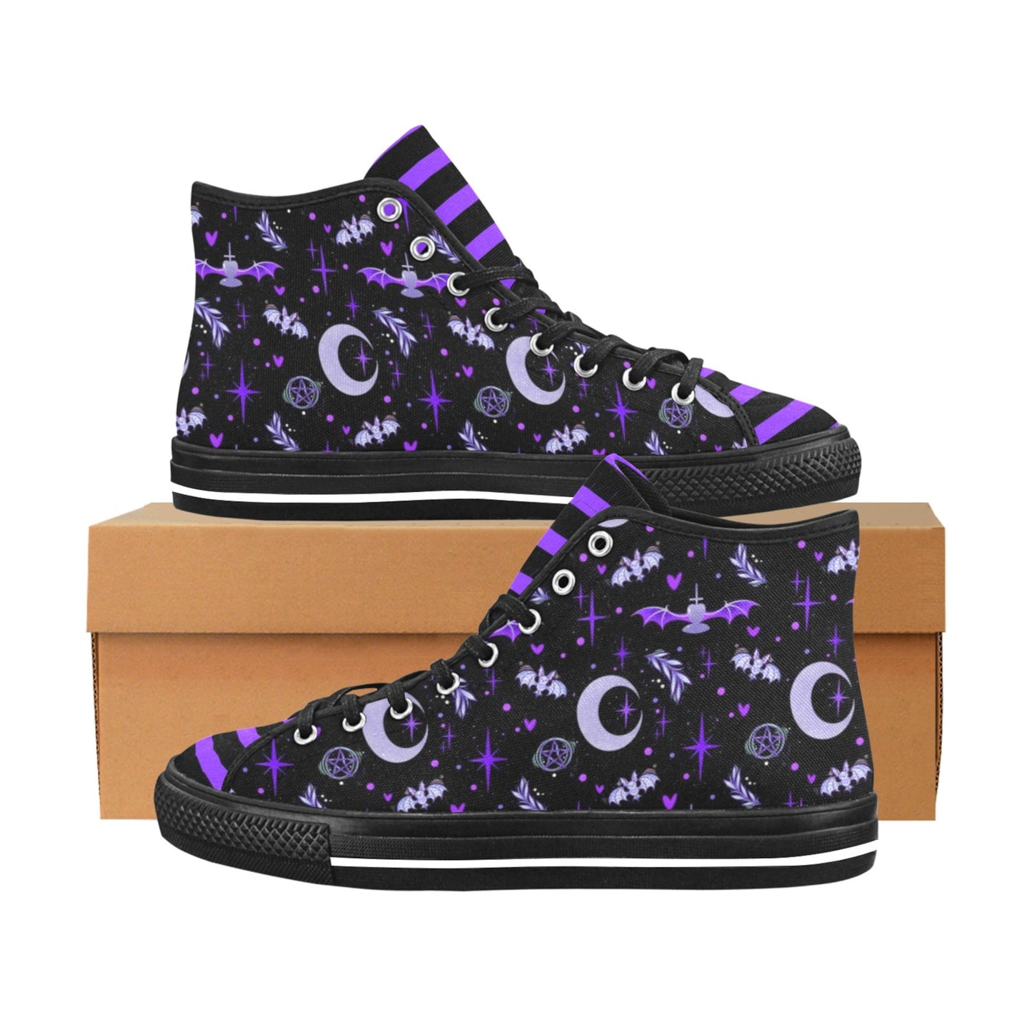 Cute shoes on a white background