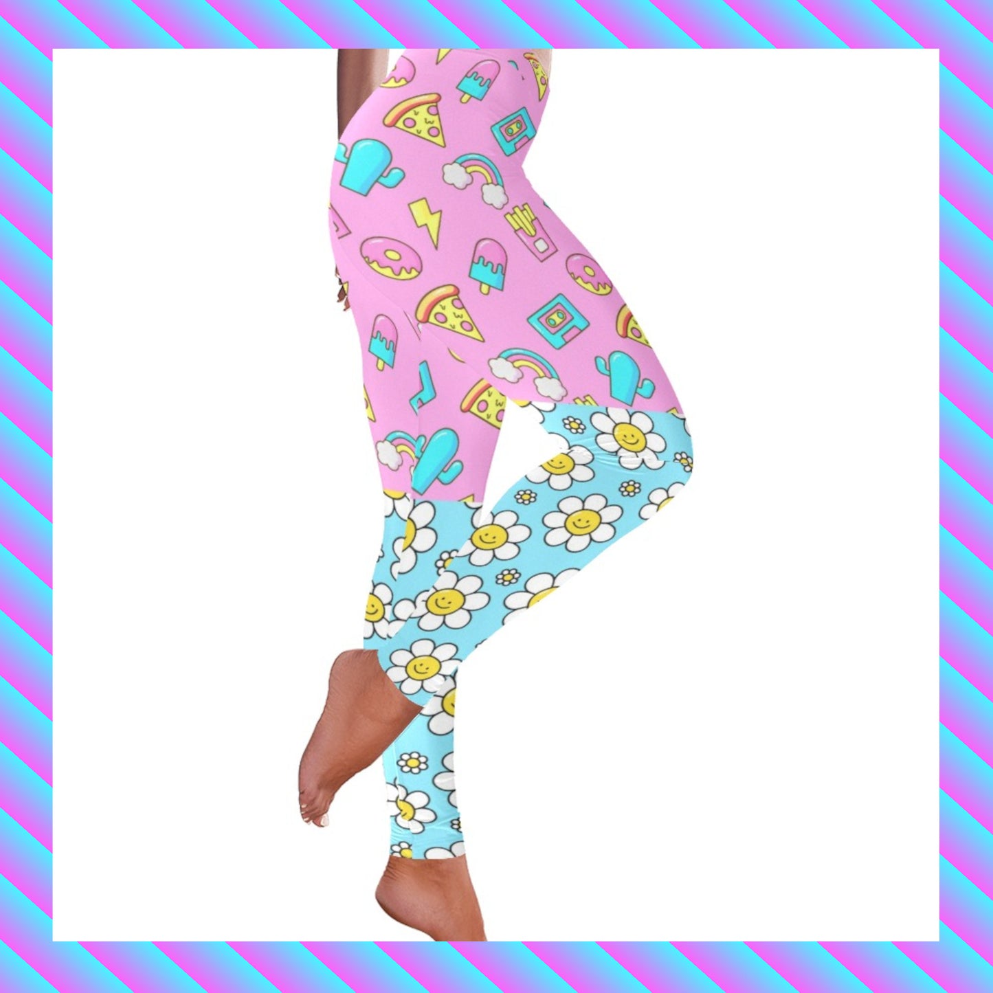 Kawaii Leggings, Harajuku Decora kei leggings, Kidcore, Kawaii clothing, Harajuku leggings, Pop kei, Hadeko kei, Candycore D2283747