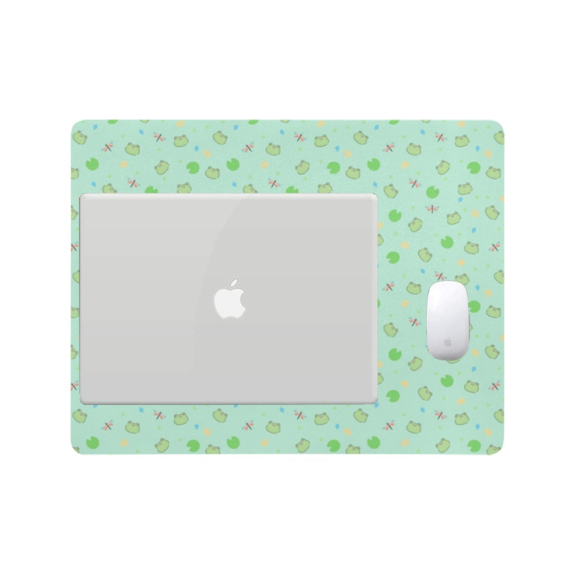 Cute and colorful desk mat perfect for kawaii-themed workspaces or gaming setups displayed on white background