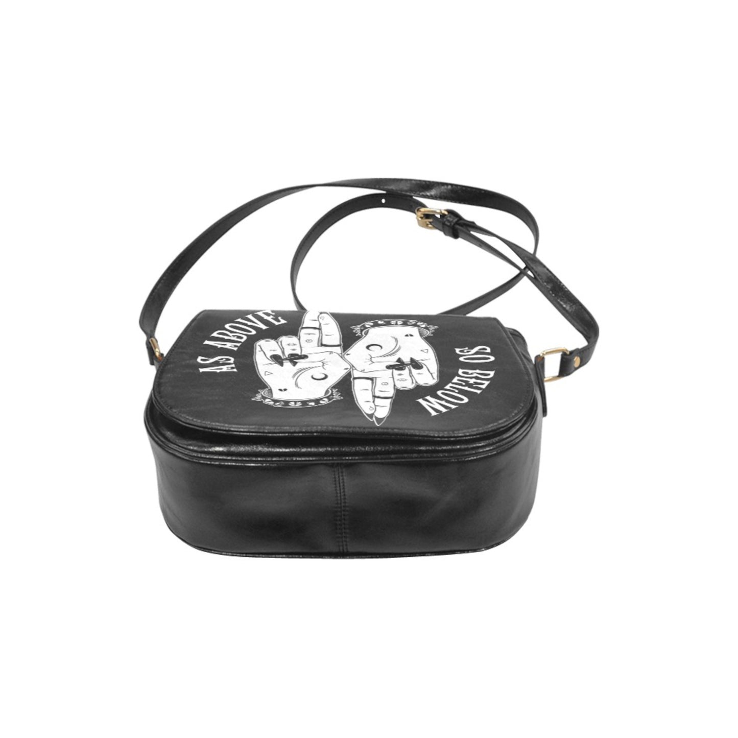 As Above so Below Goth Handbag Witchy Halloween Crossbody Bag Black Gothic Purses D2272288