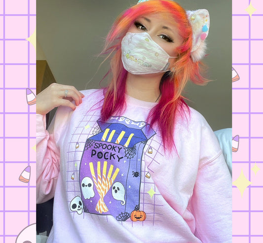Kawaii Halloween Cute Sweater Kawaii Ghosts Spooky Clothing Yami Kawaii Halloween Outfit