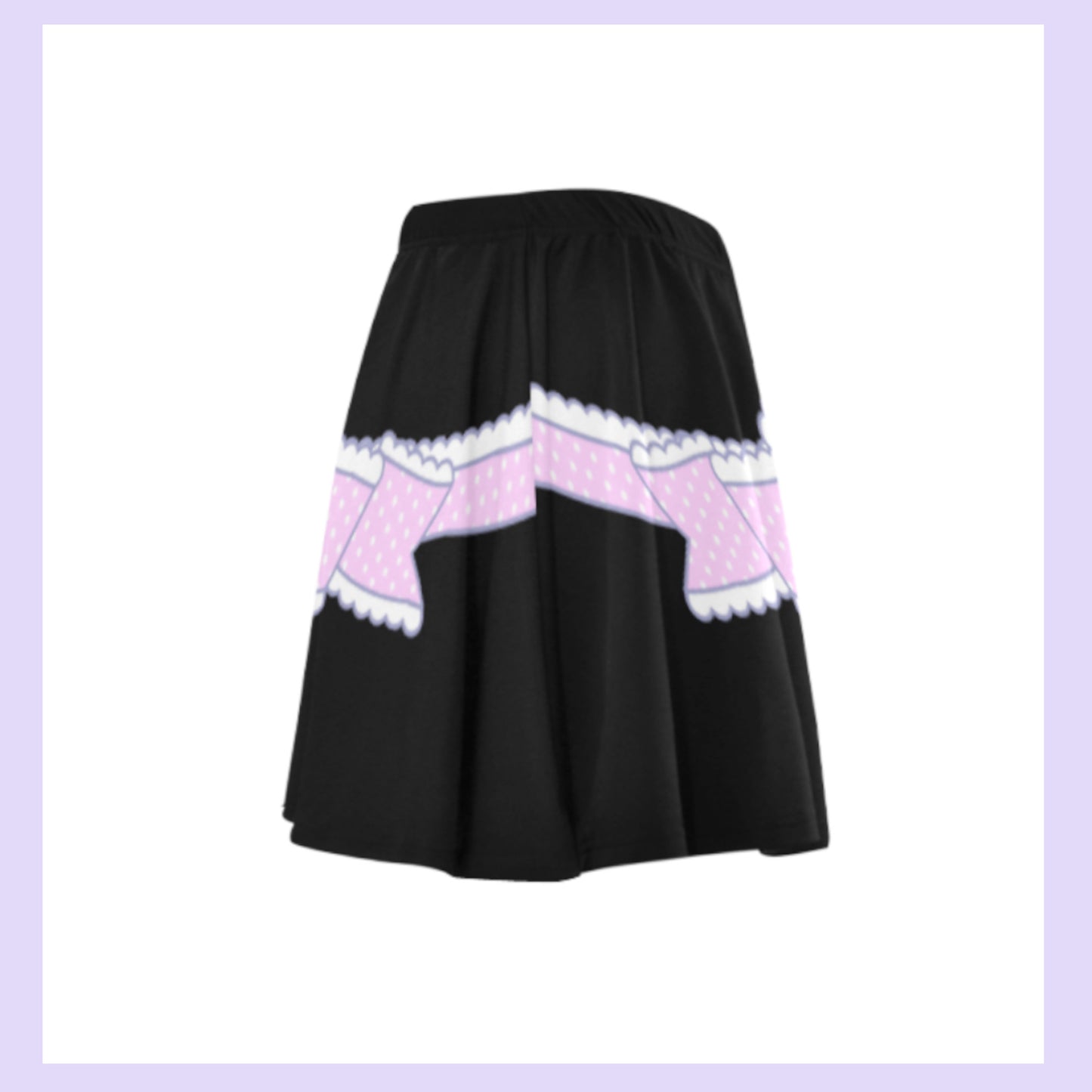 yume kawaii black_unicorn skirt displayed on a clean background